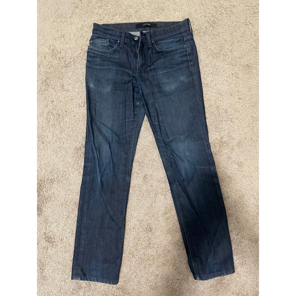 JOE'S JEANS Men Sz 30 Dark Grey Denim 30" Inseam RN#106214 98% Cotton/2% Spandex